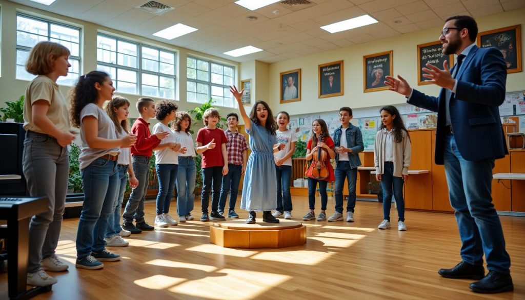 découvrez la section arts de la scène et du spectacle au collège : une présentation détaillée de son contenu, ses objectifs et les compétences développées par les élèves.