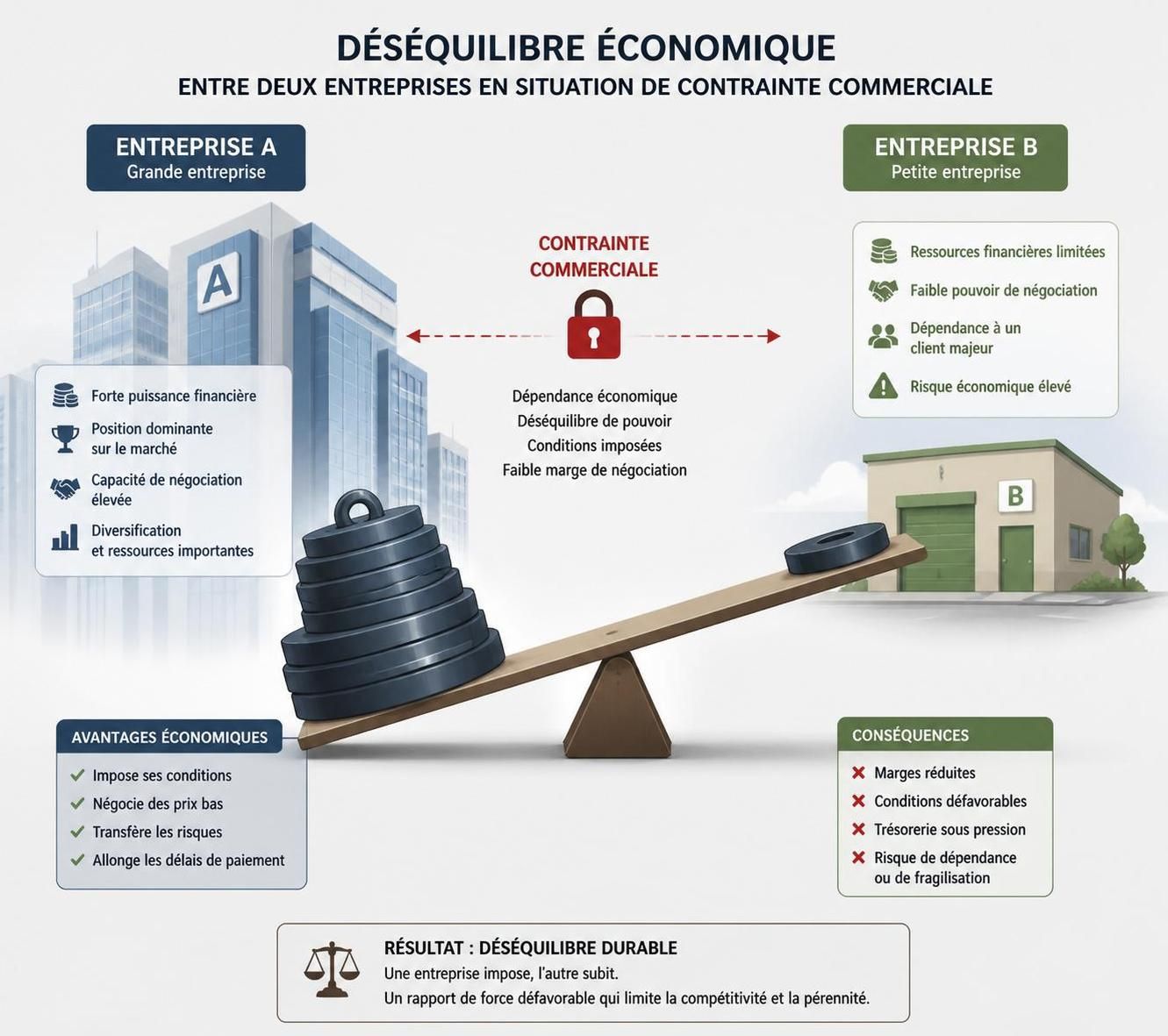 découvrez les mécanismes et conséquences de l'abus de dépendance économique dans les relations commerciales, et comment éviter que celles-ci ne se transforment en situations de contrainte.