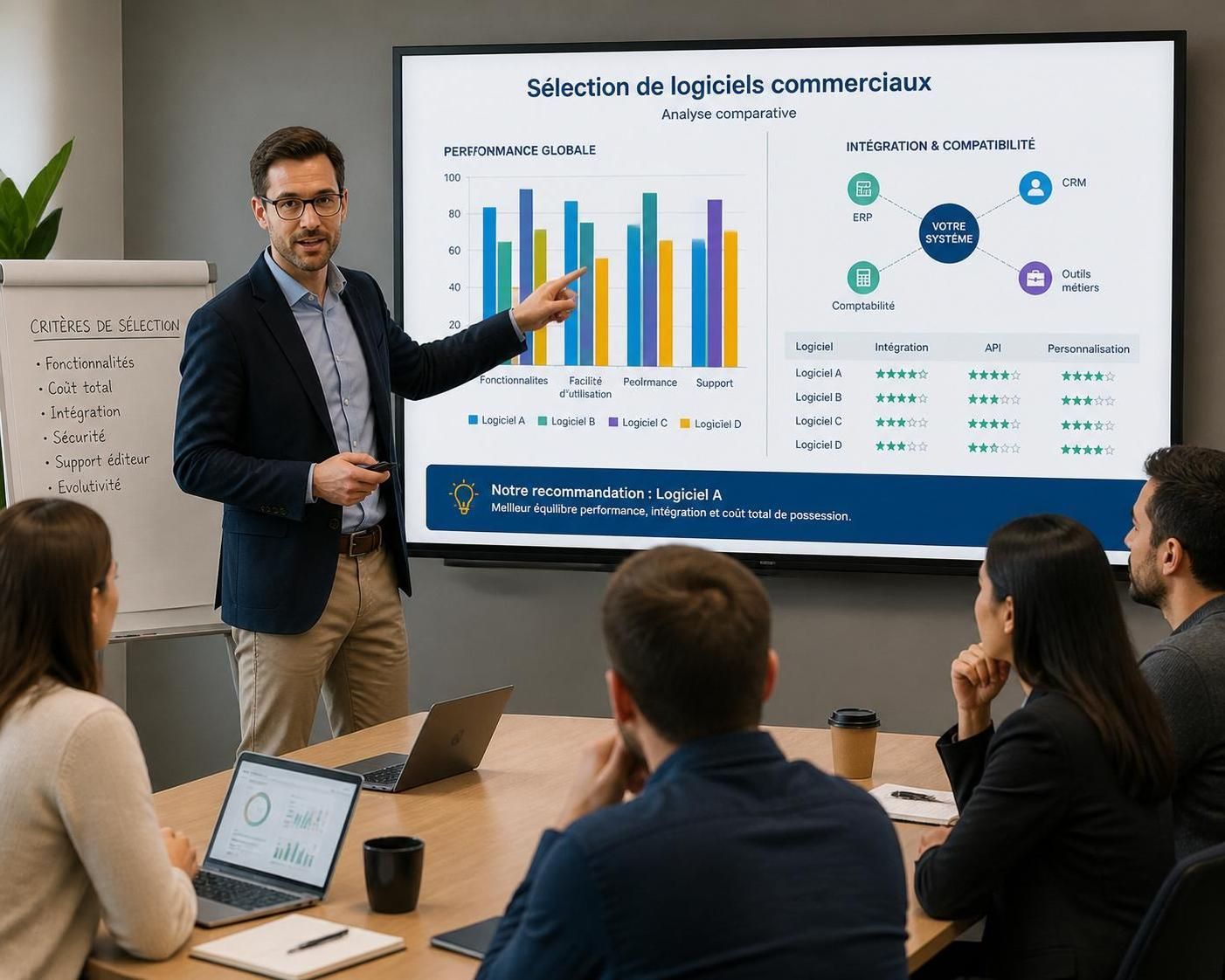 découvrez les critères essentiels pour choisir les meilleurs logiciels commerciaux afin d'optimiser vos ventes et maximiser la performance de votre entreprise.