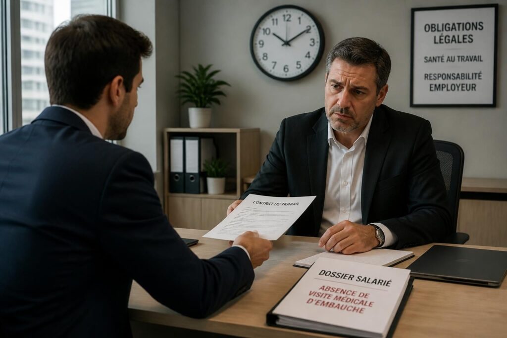 découvrez les conséquences de l'absence de visite médicale d'embauche sur la rupture du contrat de travail et les obligations légales de l'employeur.