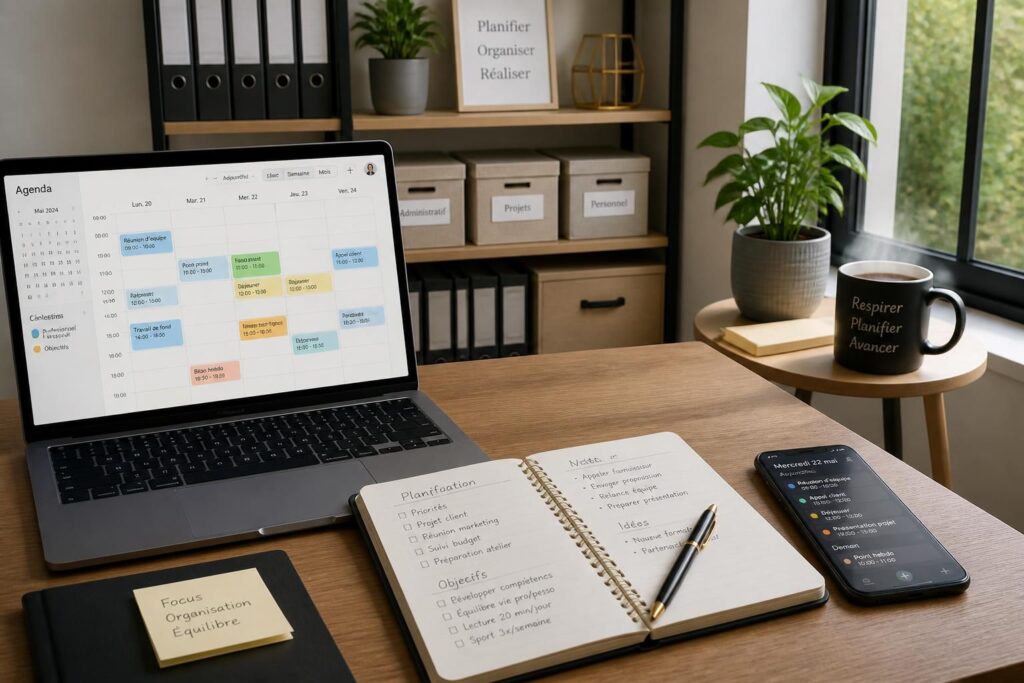 découvrez les clés pour organiser efficacement votre vie professionnelle et personnelle avec nos conseils pratiques pour gérer vos affaires au quotidien.
