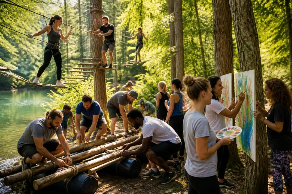 découvrez des activités team building originales pour sortir des sentiers battus et renforcer l'esprit d'équipe grâce à des expériences innovantes et engageantes.