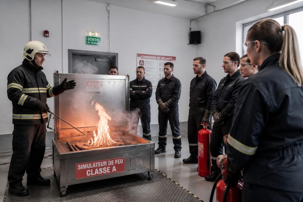 découvrez le simulateur feu classe a, un outil essentiel pour la formation à la sécurité incendie, permettant d'apprendre à maîtriser les incendies de matériaux solides en toute sécurité.