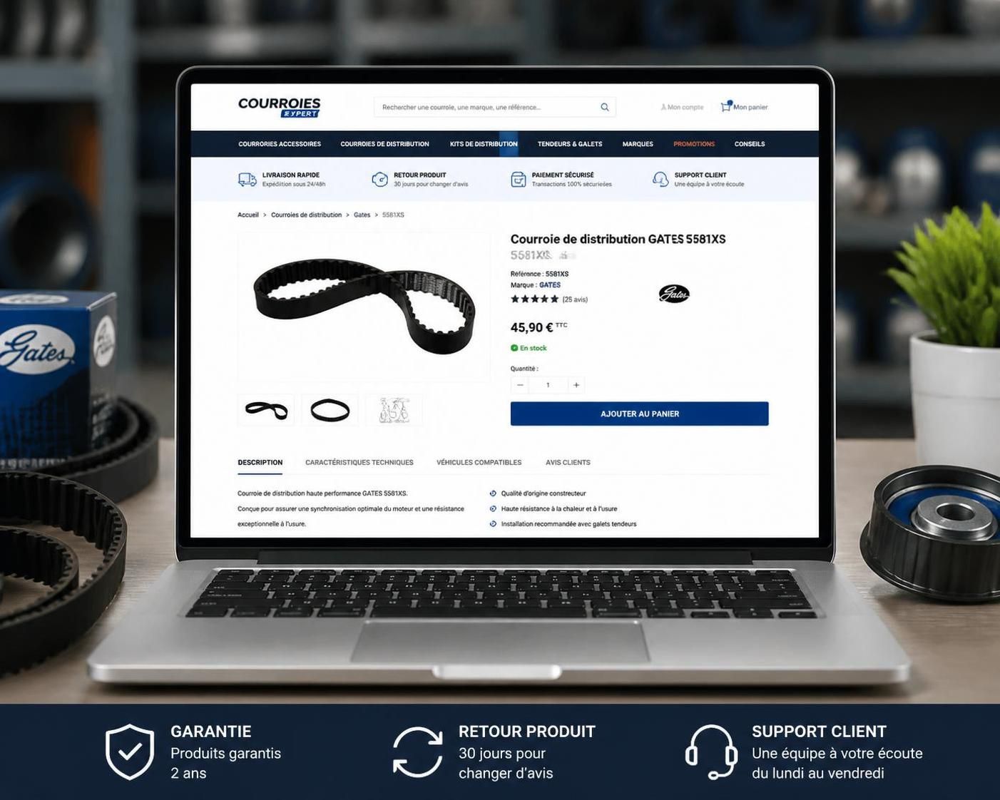 découvrez les garanties offertes par 123courroie pour vos achats de courroies en ligne et achetez en toute confiance avec des produits de qualité et un service sécurisé.