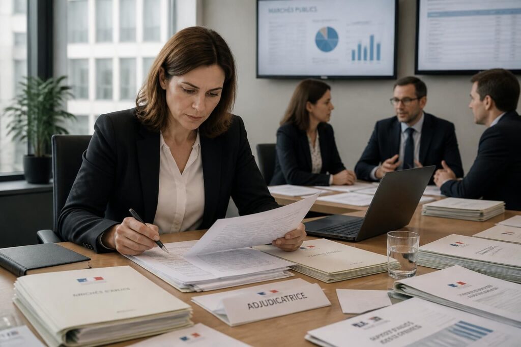 découvrez le rôle essentiel de l'adjudicatrice dans les marchés publics et les enjeux majeurs qu'elle gère pour assurer la transparence et l'efficacité des procédures.