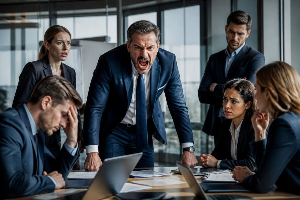 découvrez comment la colère explosive d'un leader peut affecter la dynamique d'équipe et la performance de l'entreprise, ainsi que des stratégies pour gérer ces situations.