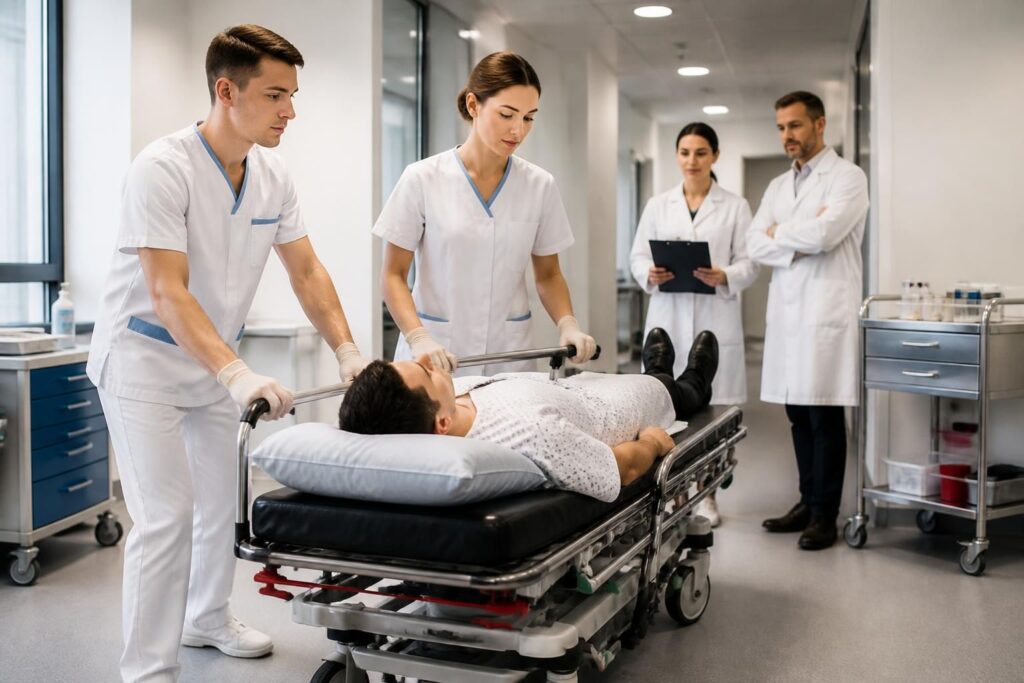 découvrez la formation de brancardier en france : sa durée, son coût, et les opportunités de carrière offertes dans ce métier essentiel du secteur médical.