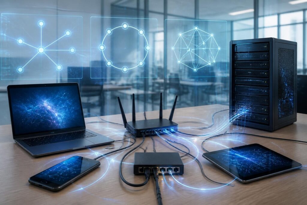 découvrez ce qu'est un réseau informatique, ses définitions clés et les principaux types de réseaux pour mieux comprendre leur fonctionnement et leur utilité.