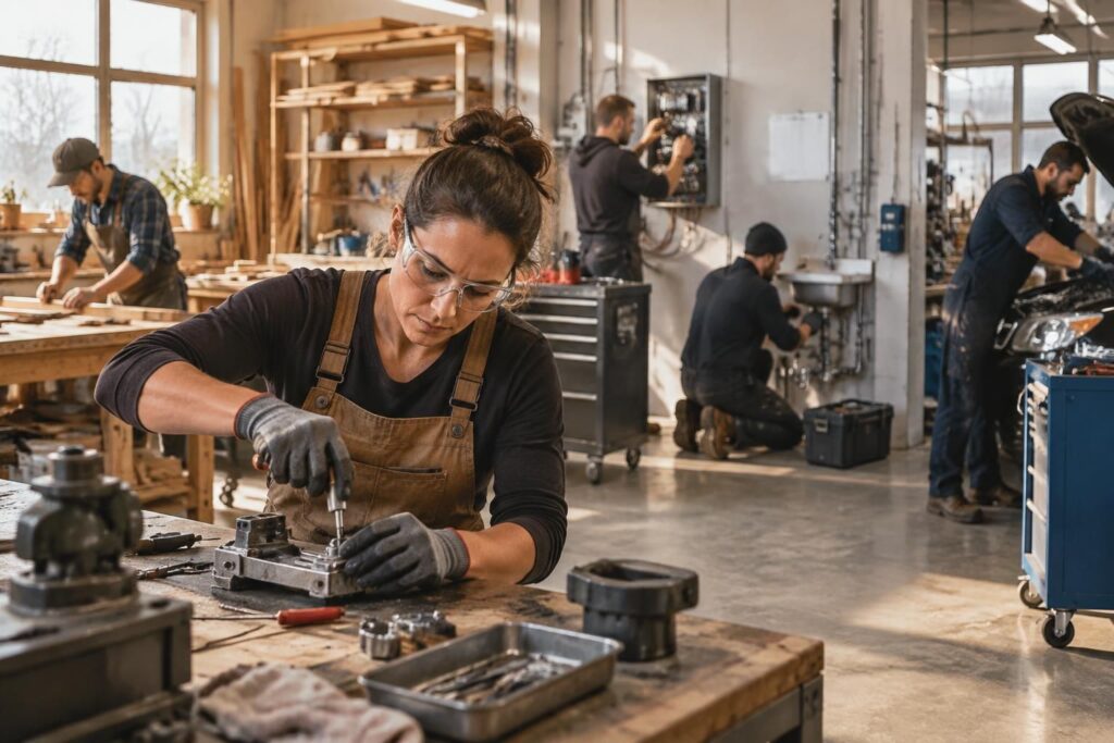 découvrez les métiers manuels les mieux rémunérés, leurs débouchés et les professions à privilégier pour construire une carrière solide.